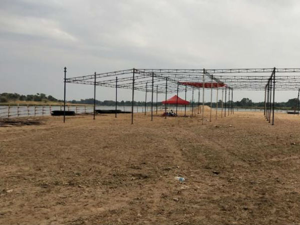 ಮರಳು ಚೀಲ ಹಾಕಿ ಸಮತಟ್ಟು