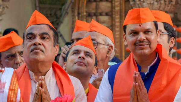 ಮಹಾರಾಷ್ಟ್ರದಲ್ಲಿ ಬಿಜೆಪಿ ಗಣಪತಿ ಬಪ್ಪಾ ಮೋರಯಾ