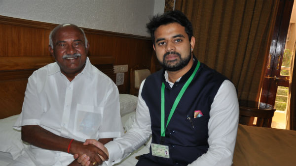 ಪ್ರಜ್ವಲ್ ರೇವಣ್ಣ ಭೇಟಿ