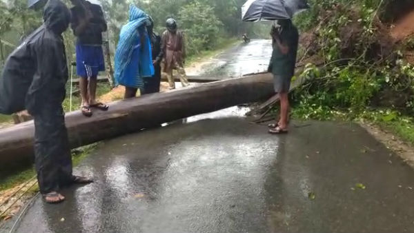 ಕೈ ಕೈ ಹಿಡಿದು ಸೇತುವೆ ದಾಟಿದ ಗ್ರಾಮಸ್ಥರು