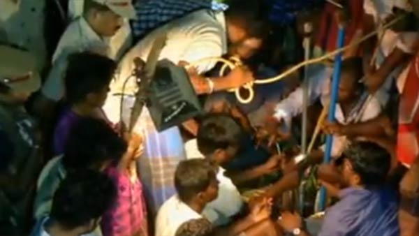 ಹಗ್ಗ ಕಟ್ಟುವ ಪ್ರಯತ್ನ ವಿಫಲ