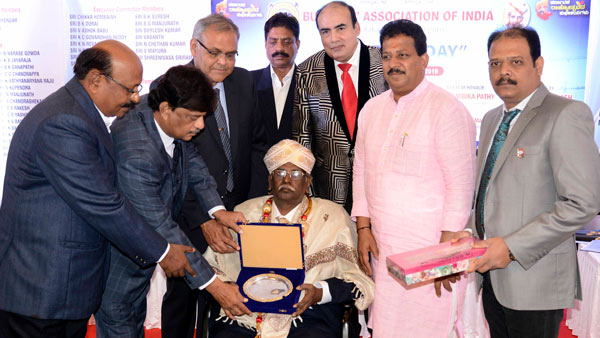ಹಿರಿಯ ಬಿಲ್ಡರ್ ಕೆ ಅಪ್ಪಿ ರೆಡ್ಡಿಗೆ ಪ್ರಶಸ್ತಿ