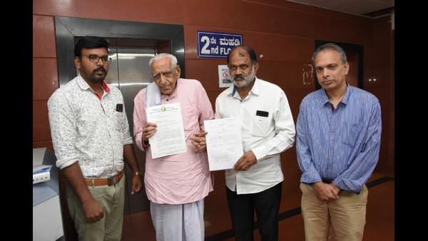 ಲೋಕಾಯುಕ್ತರಿಗೆ ಸ್ವಾತಂತ್ರ್ಯ ಹೋರಾಟಗಾರ ದೊರೆಸ್ವಾಮಿ ಮನವಿ