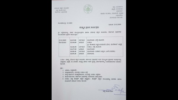 ಪರಿಸ್ಕೃತ ವೇಳಾಪಟ್ಟಿಯಲ್ಲಿಯೂ ನಮೂದಿಯಾಗಿತ್ತು