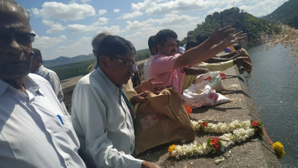 ಜಲಾಶಯಕ್ಕೆ ನವ ಧಾನ್ಯಗಳ ಅರ್ಪಣೆ