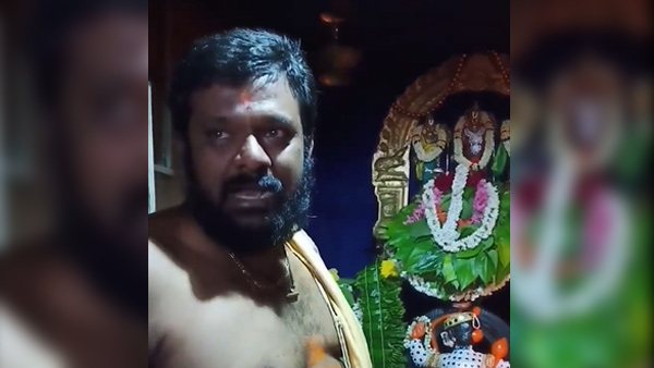 ದೇಗುಲದ ಅರ್ಚಕರ ಕಣ್ಣೀರು