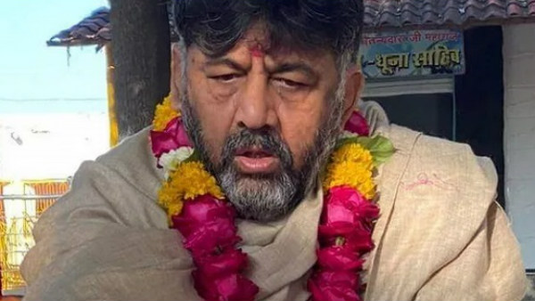 ಮಧ್ಯಪ್ರದೇಶದಲ್ಲಿ ಡಿಕೆಶಿ ಹೋಮ