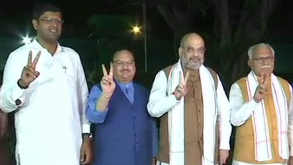 ಹರಿಯಾಣ ಪ್ರಯಾಸದಿಂದ ಗೆದ್ದ ಬಿಜೆಪಿ