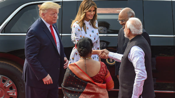 ರಾಷ್ಟ್ರಪತಿ ಭವನದಲ್ಲಿ ಭವ್ಯ ಸ್ವಾಗತ