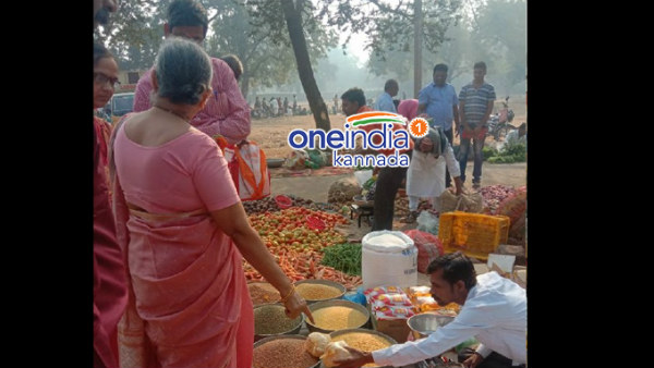 ರೈತರ ಯೋಗ ಕ್ಷೇಮ ವಿಚಾರಿಸಿದ ಸುಧಾಮೂರ್ತಿ