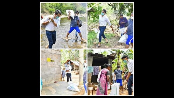 37 ಕುಟುಂಬಗಳಿಗೆ ದಿನಸಿ