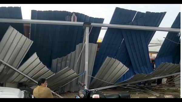 ತಾತ್ಕಾಲಿಕ ಬಸ್ ನಿಲ್ದಾಣವೂ ನೆಲಸಮ
