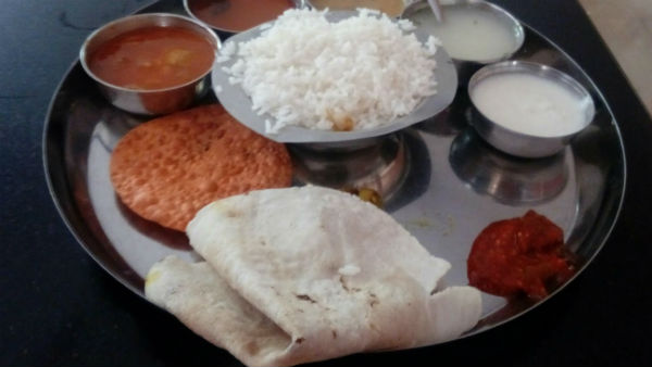 ಅನ್ನ, ಸಾಂಬಾರ್ ಮಾತ್ರ