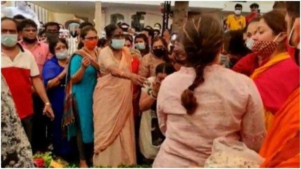 ಚಿರು ತಬ್ಬಿ ಅತ್ತ ಪತ್ನಿ ಮೇಘನಾ
