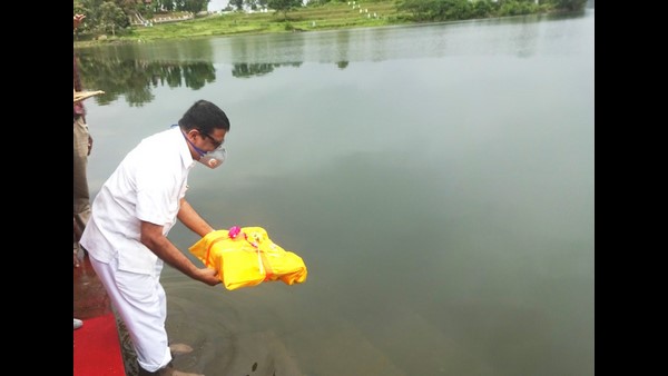 ಹಾರಂಗಿ ಜಲಾಶಯಕ್ಕೆ ಬಾಗಿನ ಅರ್ಪಣೆ