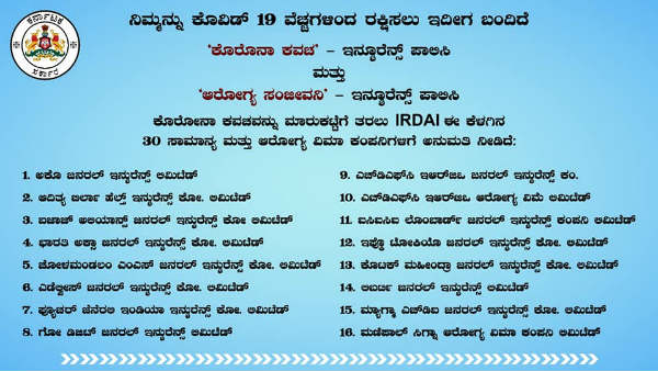 ಯಾವ-ಯಾವ ವಿಮಾ ಕಂಪನಿ