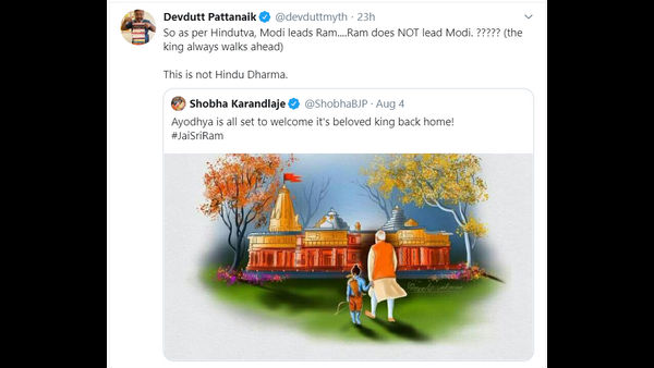 ಹಿಂದುತ್ವದ ಪ್ರಕಾರ, ಮೋದಿ, ರಾಮನನ್ನು ಮುನ್ನಡೆಸುತ್ತಾರೆ