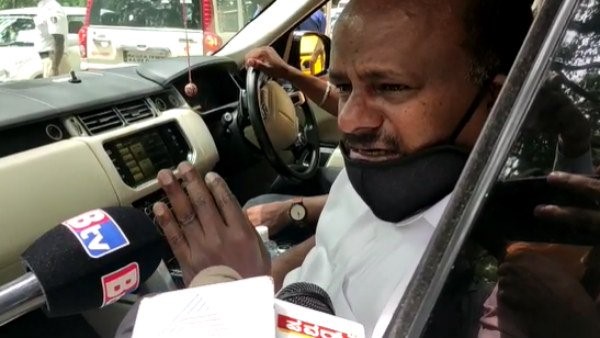 ಗೃಹ ಕಚೇರಿ ಕೃಷ್ಣಾದಲ್ಲಿ ಕುಮಾರಸ್ವಾಮಿ-ಬಿಎಸ್ವೈ ಭೇಟಿ