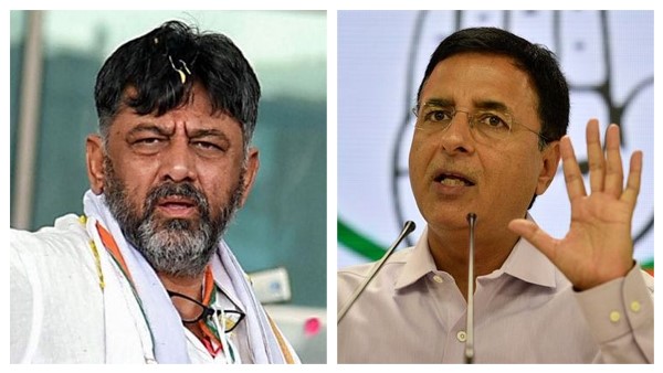 ಒಂದೆಡೆ ಸುರ್ಜೇವಾಲ, ಇನ್ನೊಂದೆಡೆ ಡಿ.ಕೆ.ಶಿವಕುಮಾರ್