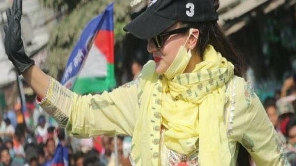ಪ್ರಕಾಶ್ ಚಂದ್ರ ಅವರ ಪರ ಅಮೀಶಾ ಪ್ರಚಾರ