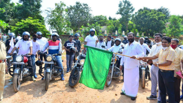 ಪಿಸ್ಟನ್ ಬುಲ್ಸ್ ರೈಡರ್ಸ್ ತಂಡದವರ ಜಾಗೃತಿ ಬೈಕ್ Rally