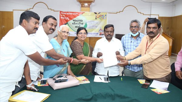 ಬಿಇಎಂಎಲ್ ಕಾರ್ಮಿಕ ಸಂಘಟನೆಗಳ ನೀಡಿದ ಮನವಿ