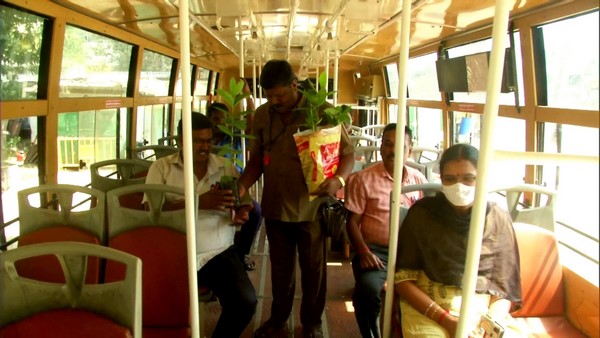 30 ವರ್ಷಗಳಿಂದ 3 ಲಕ್ಷ ಗಿಡ ನೆಟ್ಟ ಕಂಡಕ್ಟರ್