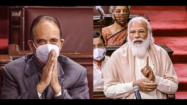 ಗುಲಾಂನಬಿ ಆಜಾದ್ ಅವರು ಮೋದಿಯನ್ಜು ಹೊಗಳಿದ್ದಾರೆ