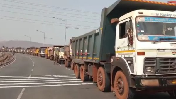 ಲಾರಿಗಳಿಂದ ಧೂಳಿನ ಸಮಸ್ಯೆ