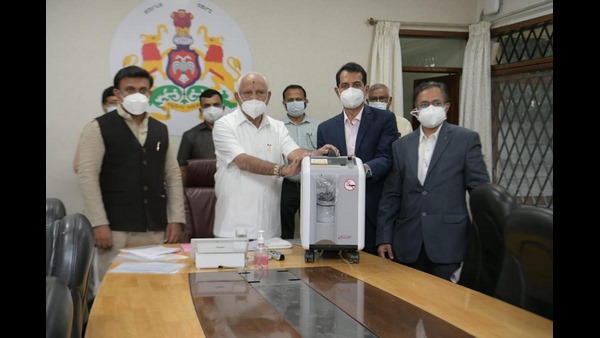 Ramanagara: Toyota Company That Handed Over Oxygen Concentrators To CM Yediyurappa Ramanagara: Toyota Company That Handed Over Oxygen Concentrators To CM Yediyurappa