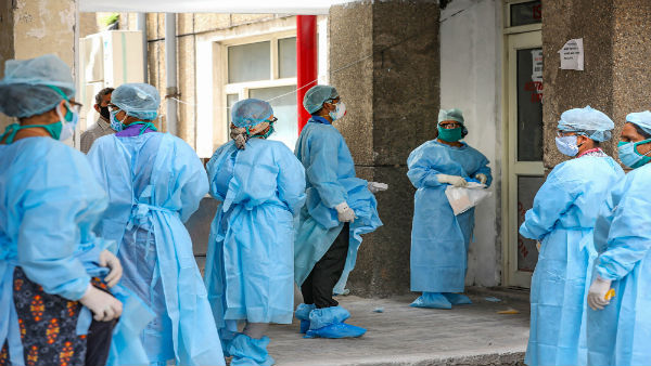 Odisha: COVID-19 patients lying naked on hospital floor, probe ordered Odisha: COVID-19 patients lying naked on hospital floor, probe ordered