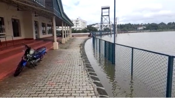 Navule KSCA Cricket Stadium Was Completely Damaged Due To Heavy Rain Navule KSCA Cricket Stadium Was Completely Damaged Due To Heavy Rain