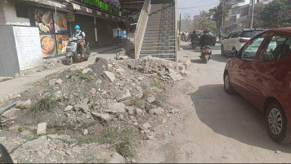 Indiranagar 100 feet road work loophole: Public Complaints on social media Koo Indiranagar 100 feet road work loophole: Public Complaints on social media Koo