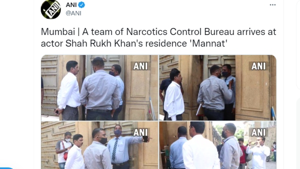 NCB Raids On Bollywood Actor Shah Rukh Khan And Ananya Pandeys House NCB Raids On Bollywood Actor Shah Rukh Khan And Ananya Pandeys House