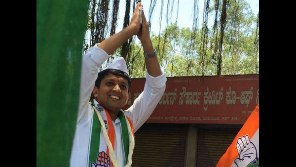 ಜಮಖಂಡಿ ಕ್ಷೇತ್ರದಿಂದ ಗೆದ್ದ ಸಿದ್ದು ನ್ಯಾಮೇಗೌಡ ಪುತ್ರ ಆನಂದ್