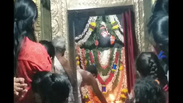 Hassan: A Special Ritual Celebration in Sanjeevini Anjaneyaswamy Temple Hassan: A Special Ritual Celebration in Sanjeevini Anjaneyaswamy Temple