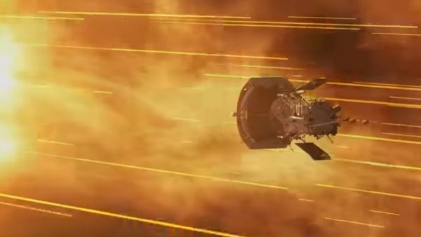 A human-made object just touched the Sun