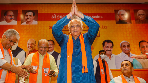 ಗುಜರಾತ್ ಮುಖ್ಯಮಂತ್ರಿಯಾಗಿ ವಿಜಯ್ ರೂಪಾನಿ ಜಾಗಕ್ಕೆ ಭೂಪೇಂದ್ರ ಸಿಂಗ್ ನೇಮಕ