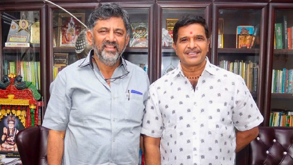 ಎಸ್.ನಾರಾಯಣ್ ಅವರು ಡಿ.ಕೆ.ಶಿವಕುಮಾರ್ ಅವರನ್ನು ಭೇಟಿಯಾಗಿದ್ದರು