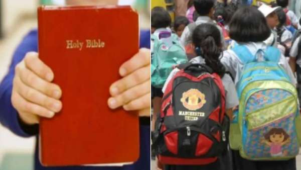 Christian schools should not conduct cathecism classes, Bible, Quran are not allowed in schools says BC Nagesh Christian schools should not conduct cathecism classes, Bible, Quran are not allowed in schools says BC Nagesh
