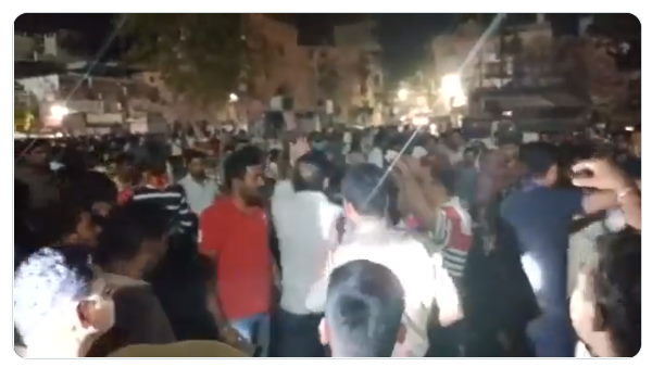 Jodhpur Violence: Fire To Bike Outside BJP MLAs House Jodhpur Violence: Fire To Bike Outside BJP MLAs House