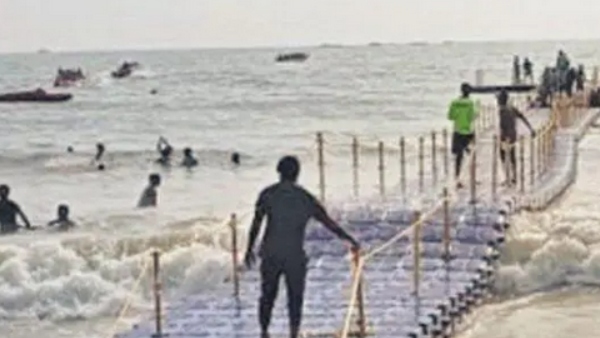 Karnataka’s first floating bridge in Udupi to be inaugurated today Karnataka’s first floating bridge in Udupi to be inaugurated today