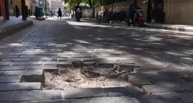BBMP to Fill Potholes on Church Street BBMP to Fill Potholes on Church Street