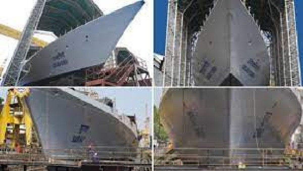 Rajanath sigh launches INS Surat And INS Udayagiri Rajanath sigh launches INS Surat And INS Udayagiri
