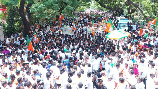 Case Registerd Aganist Tamilnadu BJP Chief Annamalai For Protesting Against Fuel Price Case Registerd Aganist Tamilnadu BJP Chief Annamalai For Protesting Against Fuel Price