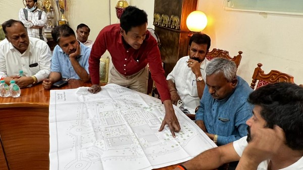 ST Somashekar Inspects International Yoga Day Event Preparations ST Somashekar Inspects International Yoga Day Event Preparations