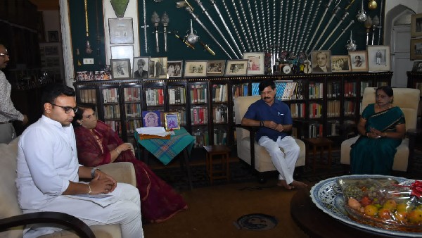 Ditrict Administration of Mysuru Invited Pramoda Devi, Yaduveer for Yoga Day Program Ditrict Administration of Mysuru Invited Pramoda Devi, Yaduveer for Yoga Day Program