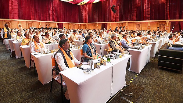 Narendra Modi Calls BJP Leaders To Carry India From Appeasement to Fulfilment Narendra Modi Calls BJP Leaders To Carry India From Appeasement to Fulfilment