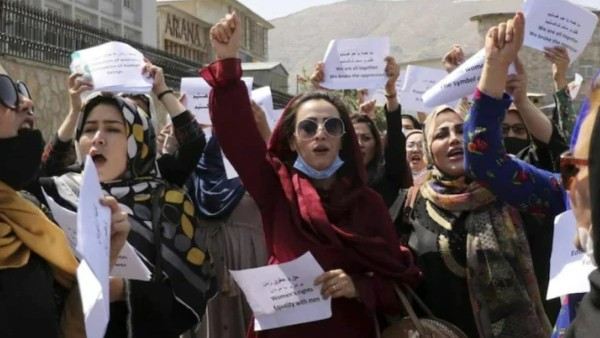 Kabul: Taliban fired in air to disperse womens protest: Report Kabul: Taliban fired in air to disperse womens protest: Report
