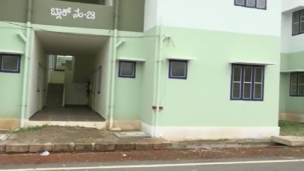 Gadag; Discrimination in Hightech houses allotment, poor people anger aginest MLA Gadag; Discrimination in Hightech houses allotment, poor people anger aginest MLA